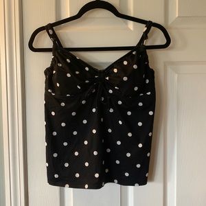 Tankini Top polka dot